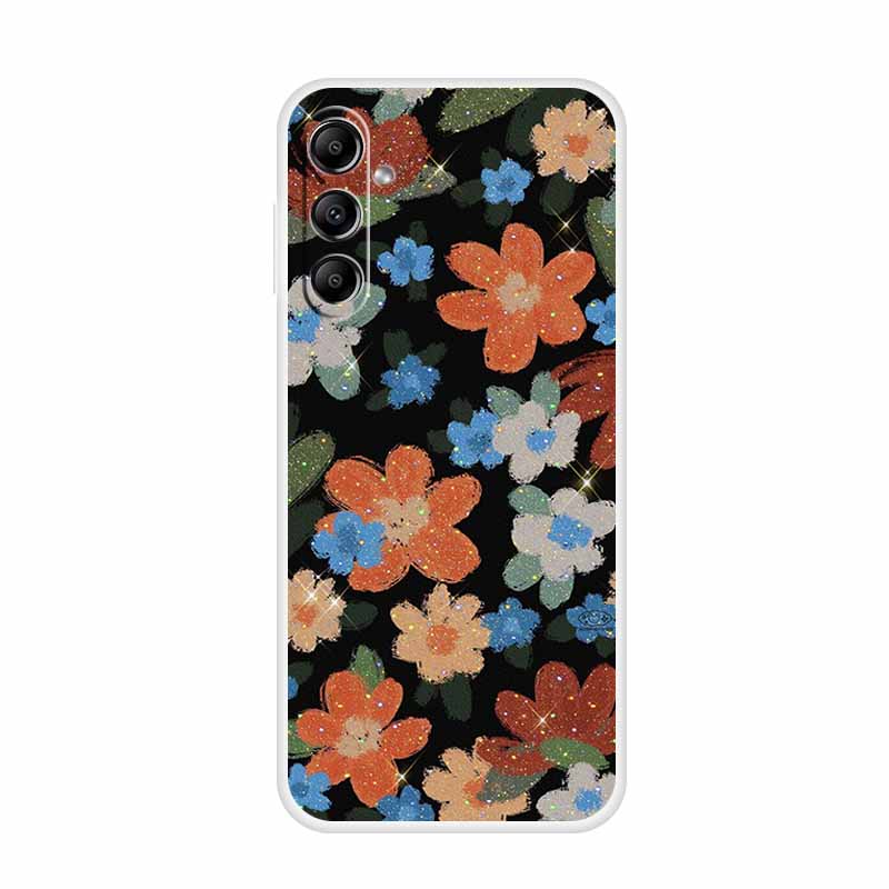 For Samsung Galaxy A14 A34 A54 5G Case Cartoon Soft Silicone TPU Cover Coque for Samsung A54 A34 A24 4G Transparent Clear Capa