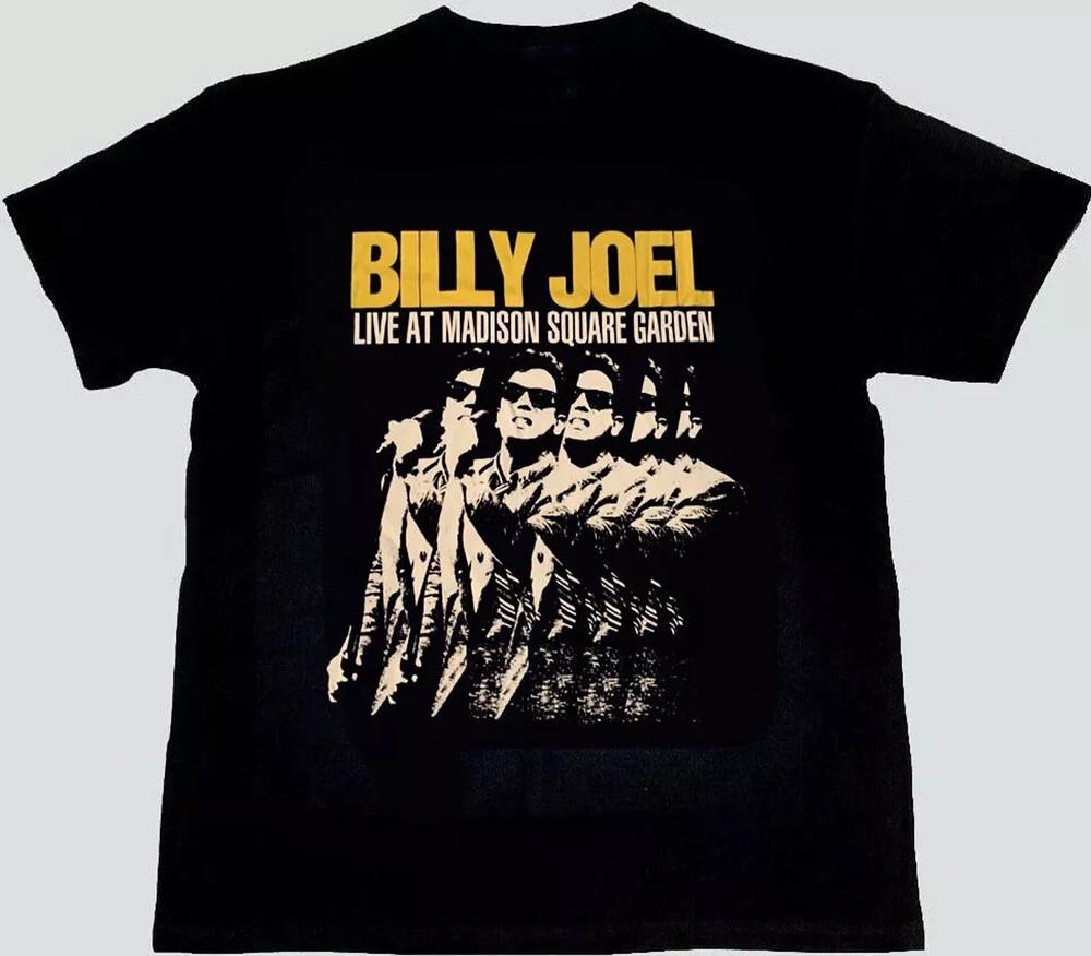 BILLY JOEL LIVE AT MADISON SQUARE GARDEN Short Sleeve T Shirt S-5XL AD229 Unisex T-Shirt XL