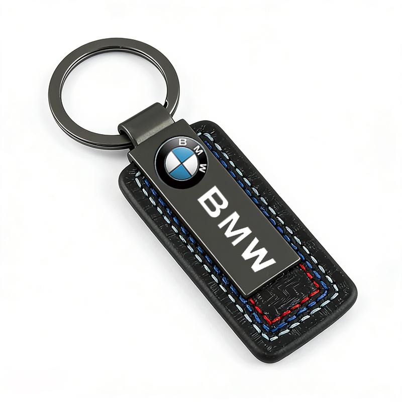 Carbon fiber leather keychain pendant, car keychain pendant For BMW 325i 320Li 325Li 330Li F30 F10 F15 E30 E46 E90 E60 M1 M2 M3