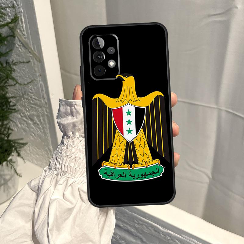 Iraqi Iraq Flag Case For Samsung Galaxy A52S A06 A16 A26 A36 A56 A55 A35 A15 A53 A32 A33 A13 A14 A34 A54 A17