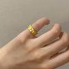 Buddhas Face Rings Finger Rings Decoration Buddhist Open Rings Unisex Jewelry