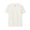 Fila Camiseta Tricô Manga Curta Gola Redonda Casual Versátil Confortável Básica Simples Clássica Retrô Feminina Tops F11W619102F-IV