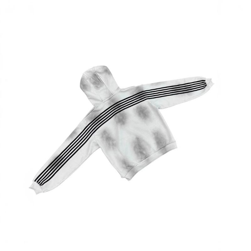 Y2K gestreiftes Herren- und Damen-Kapuzensweatshirt für Herbst und Winter in Europa und Amerika