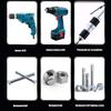 Magnetic Nut Driver Set Nut Driver for Impact Drill Deep Nut Driver Set Impact Driver Bit Set Car Repair Tool