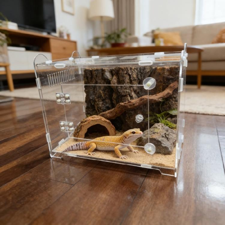 Observation Friendly Acrylic Terrariums For Pet Reptiles Geckos Rodents And Amphibians Animal Habitats Breeding Box