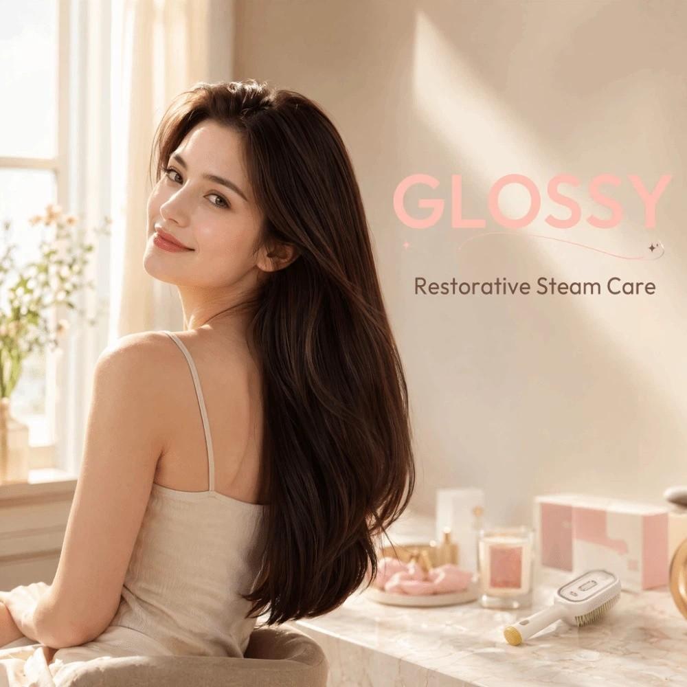 Hair Care Electric Spray Hair Brush Essential Oil 2-In-1 Misting Hair Brush  Barber Shop Salon