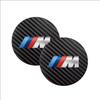 2Pcs Car Leather Coaster Mat Anti-slip Water Cup Pad For BMW M Performance E46 E90 E60 F20 X1 F10 F30 X3 E70 E39 E36E87 Sticker hkvr74