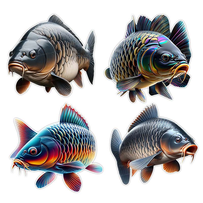 Kreativer Fisch Autoaufkleber Outdoor Sport Angeln Automobile & Motorräder Wasserdicht Kajak Boot Vinyl Aufkleber Sticker SH606
