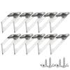 Ideamall Corner Brackets, Reinforcement Joints, Angles, Stainless Steel, Set of 10