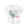 27Kids 2024 Summer Dinosaur T-Shirt for Boys - Children's Short-Sleeve Baby Clothing.