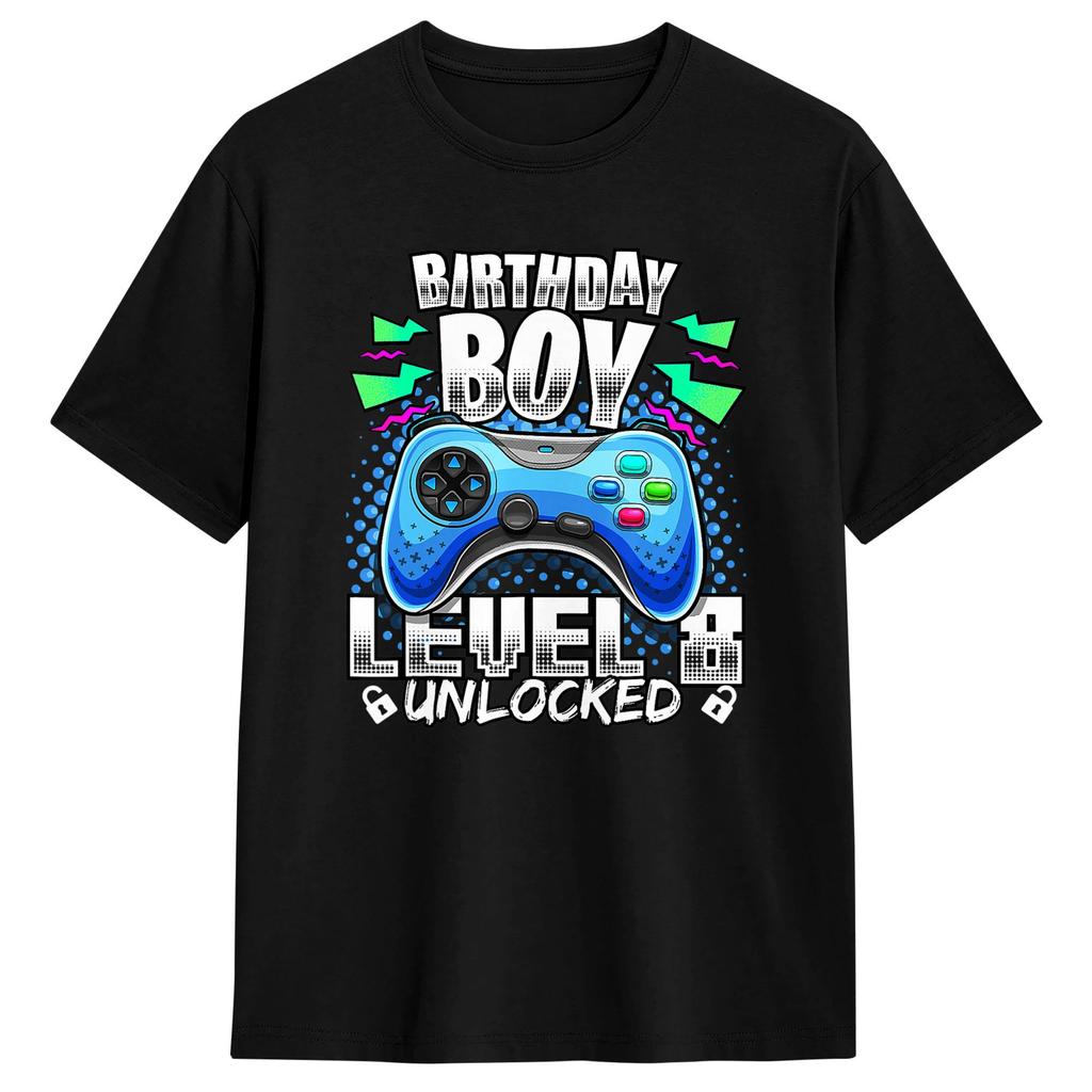 Unisex Poziom 30 Odblokowany Niesamowity Od 1996 30. Urodziny Koszulki z Motywem Gier Bawełniane Ubrania Letnie Streetwear Koszulka z Krótkim Rękawem