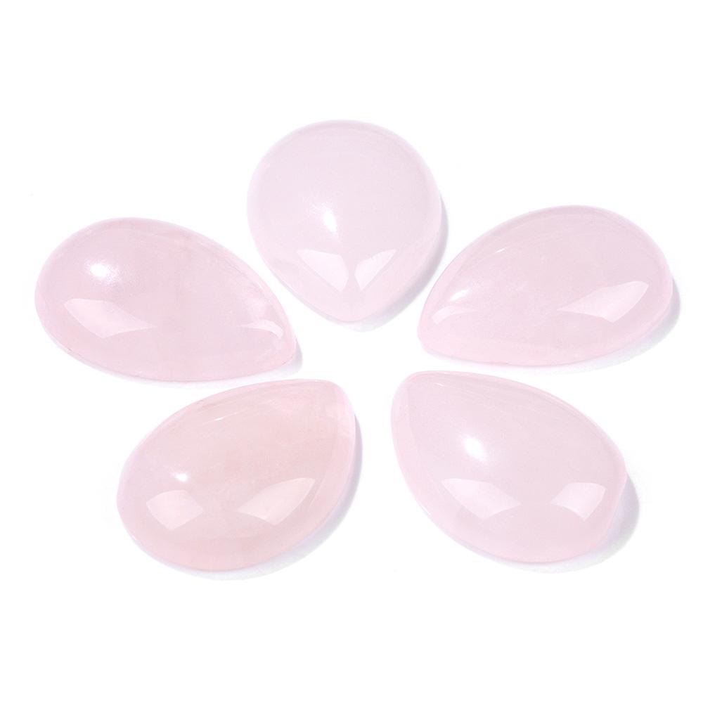 10pcs Natural Stone Cabochon 18x25mm Tiger Eye Agat Water Drop Embossed Fit DIY Ring Earring Necklace Making Jewelry Fnding 18x25mm