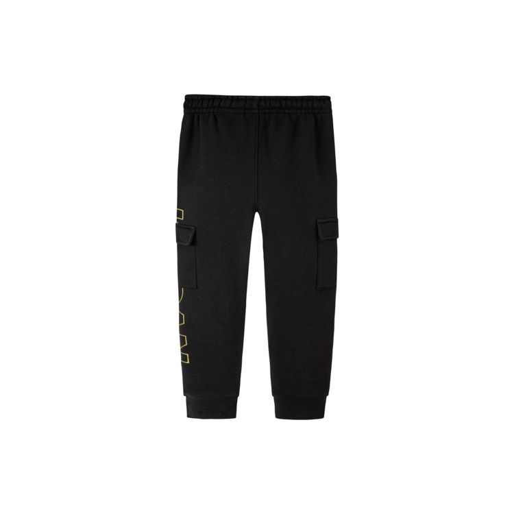 Jordan Pletené jogger kalhoty Dětské Dětské Spodky Černé JD2242052GS-001