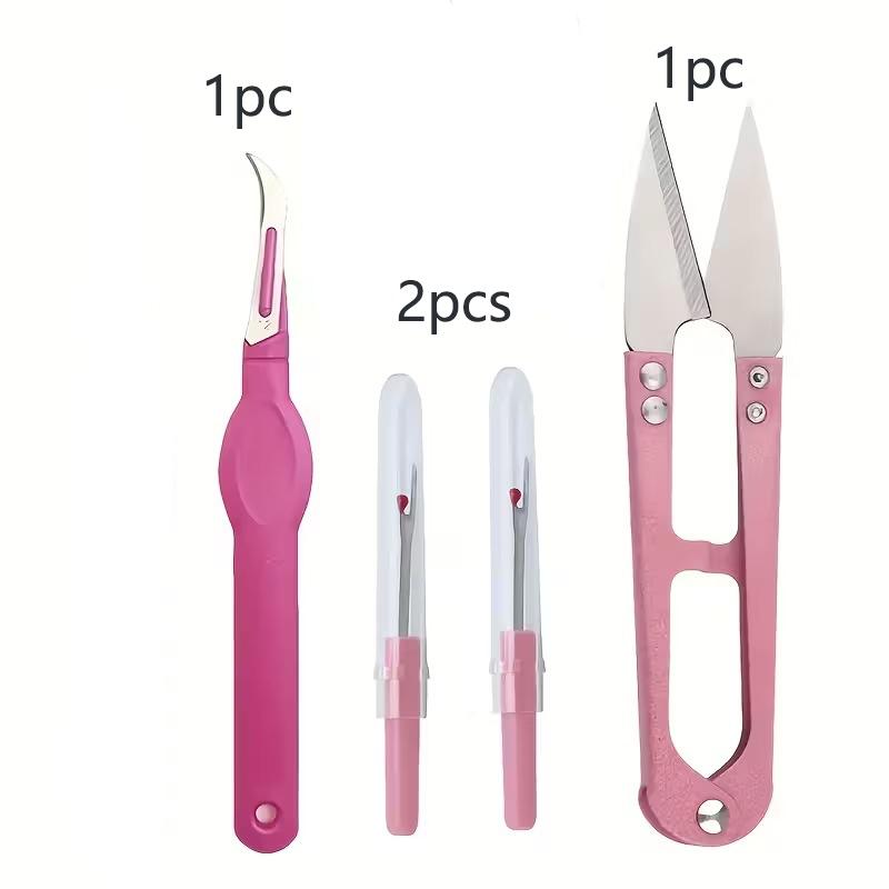 Seam Ripper and Thread Remover Kit Sewing Stitch Cutter Stitch Ripper Tool & Sewing Trimming Scissor Nipper for Thread Remove