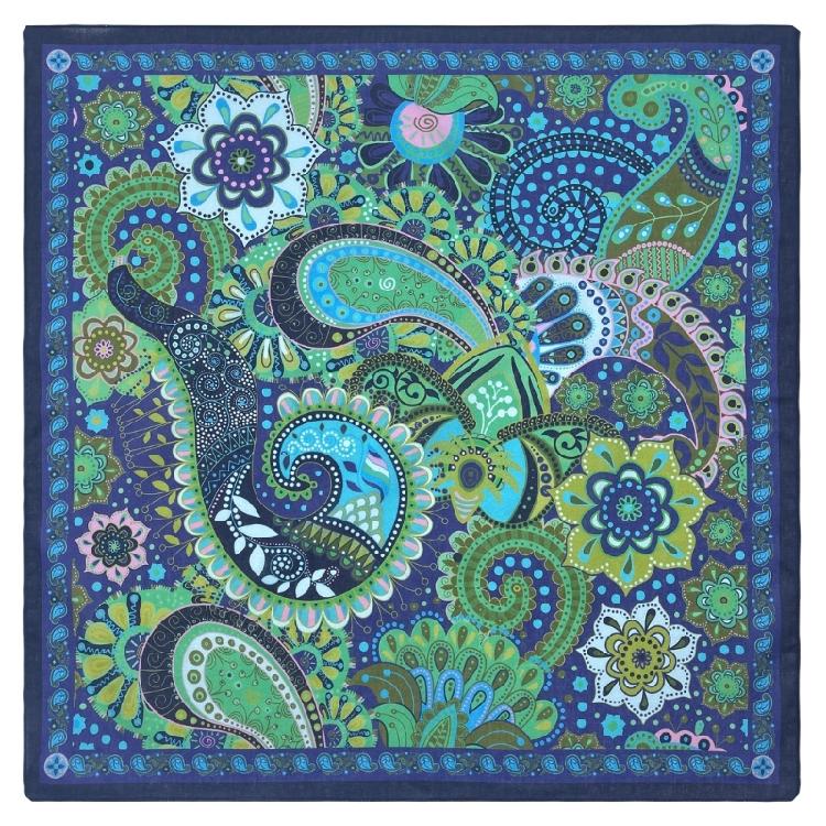 Colorful Handkerchief Durability Handkerchief Casual Fashionable Headscarf for Trendy Accessorizing
