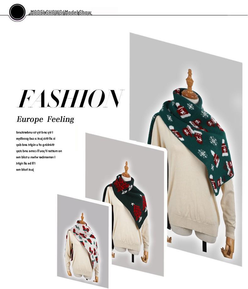 Versatile Knitted Scarf: Warm Winter Gift for Men, Women & Students
