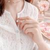 DIY Cardigan Buckle Adjustable Button Brooches Imitation Pearl Brooch  Clothing Dress Coat Sweater