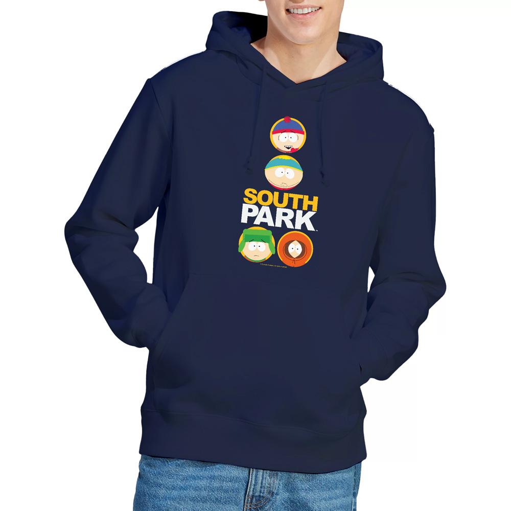 South Park Mens Solid Circles Hoodie