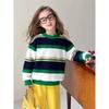 Brand Foreign Trade Korean Male and Female Stripes Clothes Children's Clothing