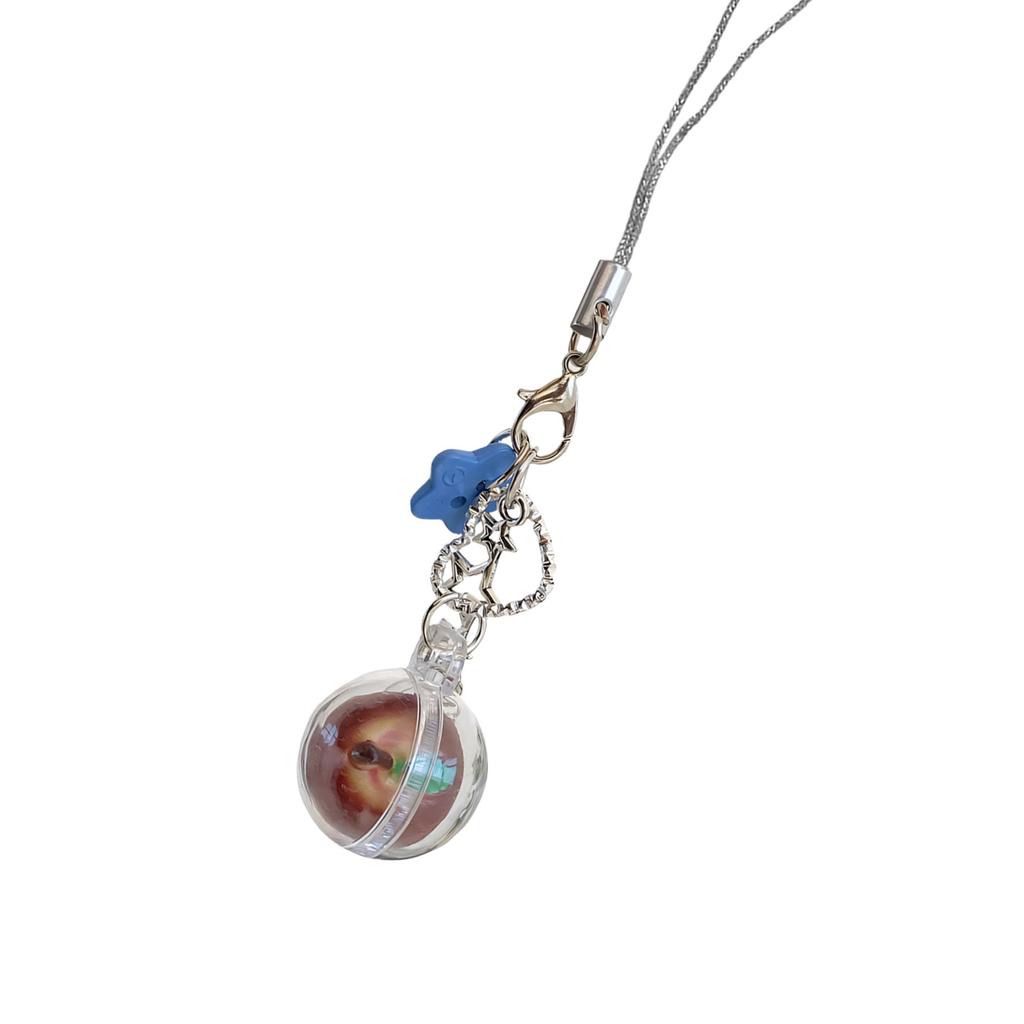 Adorable Fruit Themed Mobile Phone Lanyard Stylish Handbag Hanging Decoration Holiday Present For Teen Girls