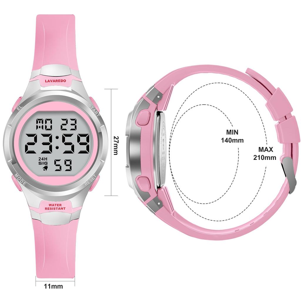 Digital Sport Tag der LED Wasserdicht Einfache Bedienungsanleitung Enthalten Damen Uhr, Uhr, Multi-funktion, Datum, Woche, Alarm, Display, frauen