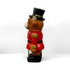 Nutcracker Christmas Decor Funny Resin Nutcracker Cow Small Figurines Soldier Animal Decor for Home Living Room Table Shelf