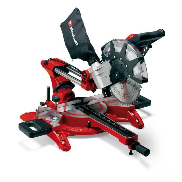 Einhell Scie À Onglet Radiale TC-SM 2534/1 Dual (puissance Max. 2350 W, Glissière Intégré, Tête De Scie Inclinable)