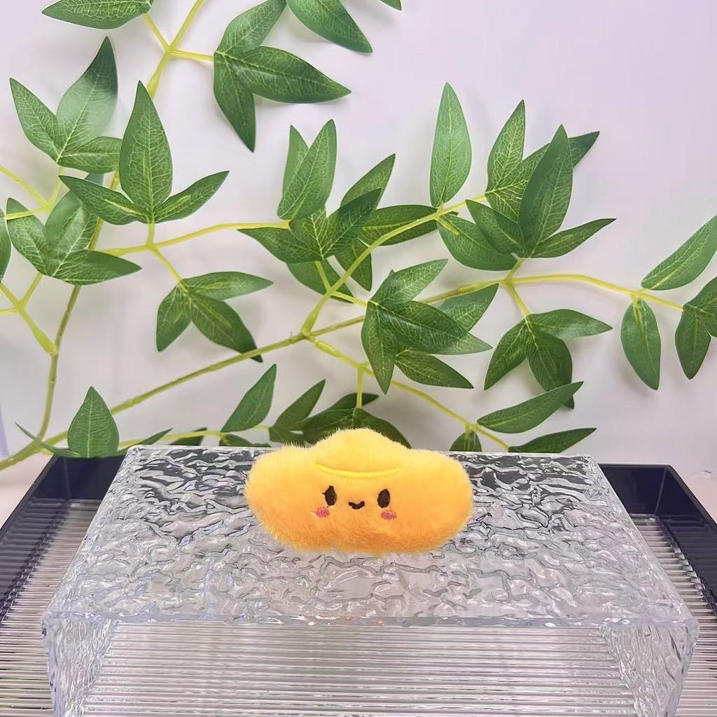 

Soft Cute Short Plush Gold Ingot Keychain Doll With Highquality Pp Filling Cotton