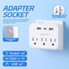 Surge Protector Outlet Extender Overload Protection Wall Adapter Professional Power Strip  Home