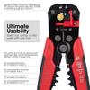 5 in 1 Automatic Wire Stripper Steel TPR Multifunctional Wire Cutter Crimping Tool for Electrical Connectors