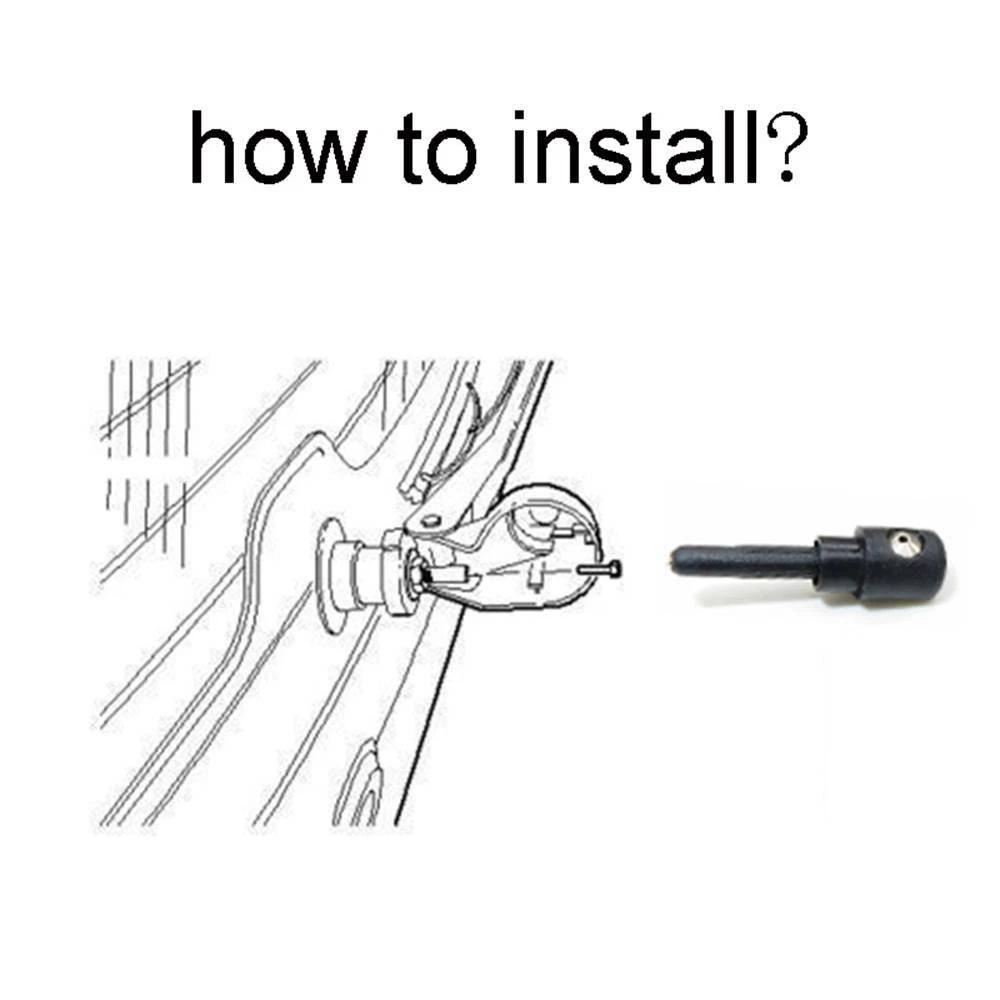 1 Stück Heckscheibenwischer Waschdüse Strahl für VW Caddy Golf Passat Polo Sharan