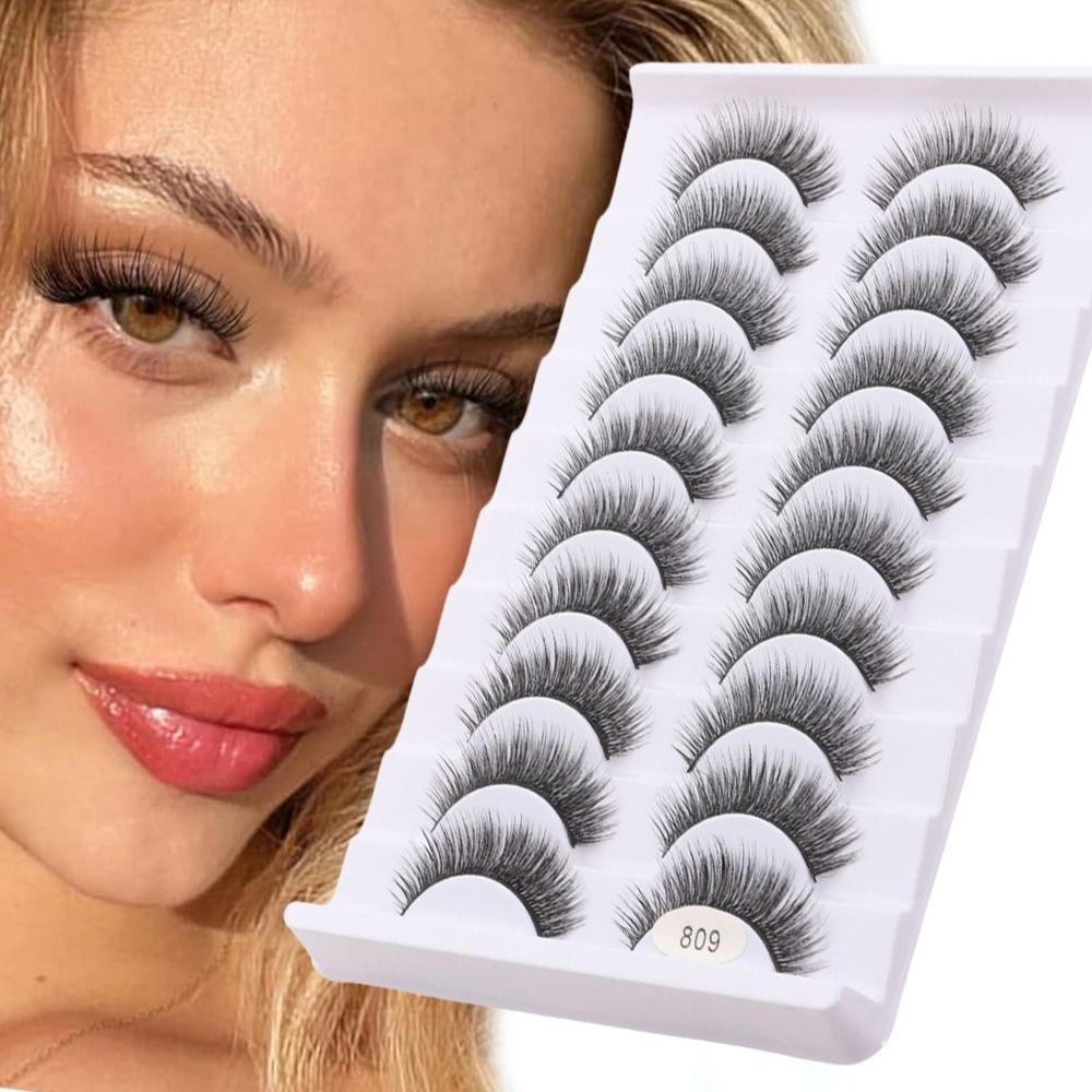 Full Strip False Eyelashes Handmade Fake Eyelash 3D Faux Mink Lash Eye Lash Extension