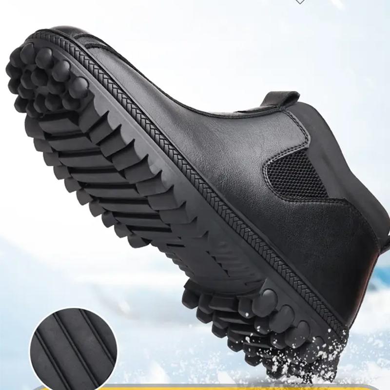 Winter Men Casual Shoes Warm Men Ankle Boots Fashion Man Snow Boots Outdoor Footwear Sneakers Men's Leather Botas Masculina