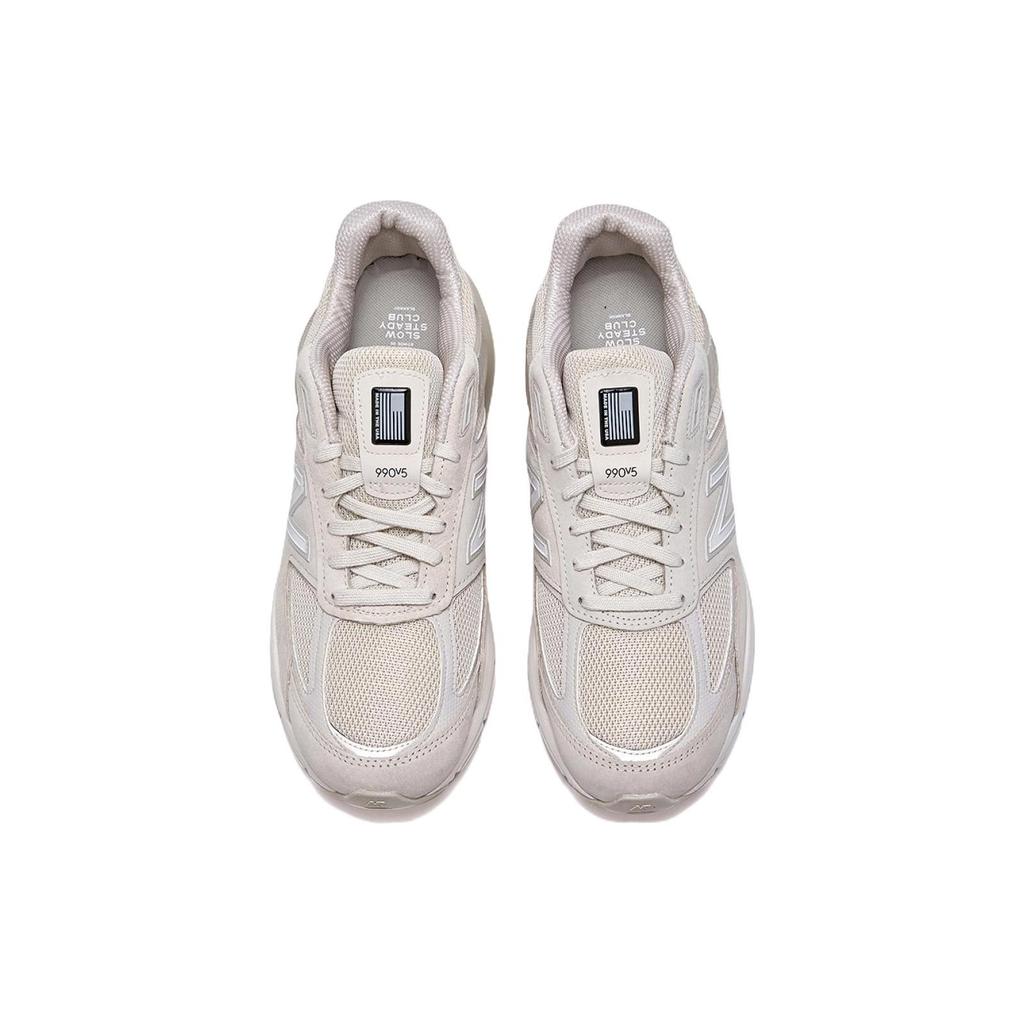 Slow Steady Club X New Balance 990v5 Made In USA Paper Unisex Sneakers Cream Ivory M990AA5