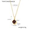 Chic Style Jewelry Set with Interchangeable Zircon - Unique Copper Design