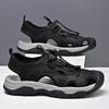 Men's Sport Sandals Comfortable Breathable Outdoor Lightweight Beach Sandals Soft Soled Closed Toe Trail Walking Casual Sandals