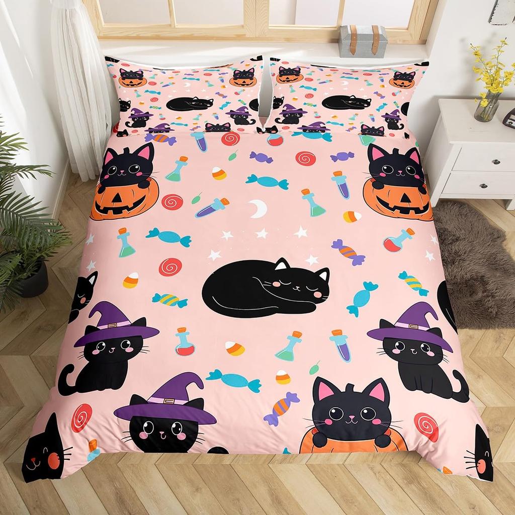 Candy Duvet Covers For Kids Boys Girls Queen King Size Lightweight Down Room Decor 2 Pillowcases And 1 Duvet Cover No Comforter