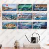 National Tourist City Plaques Metal Plate London Hawaii Venice Retro Metal Tin Signs Wall Decor Garage Car Club Living Room Home