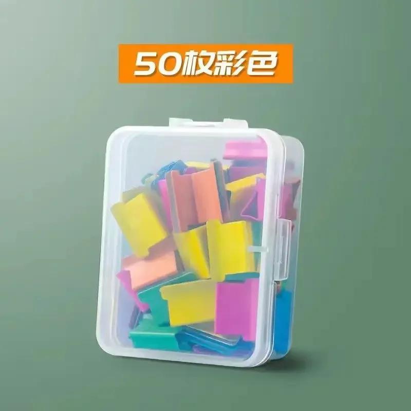 New Push Clip Stapler Staple Remover Binder Push Clamp Tape Dispenser Paper Clips Office Supplies Set Desktop Stapler Office