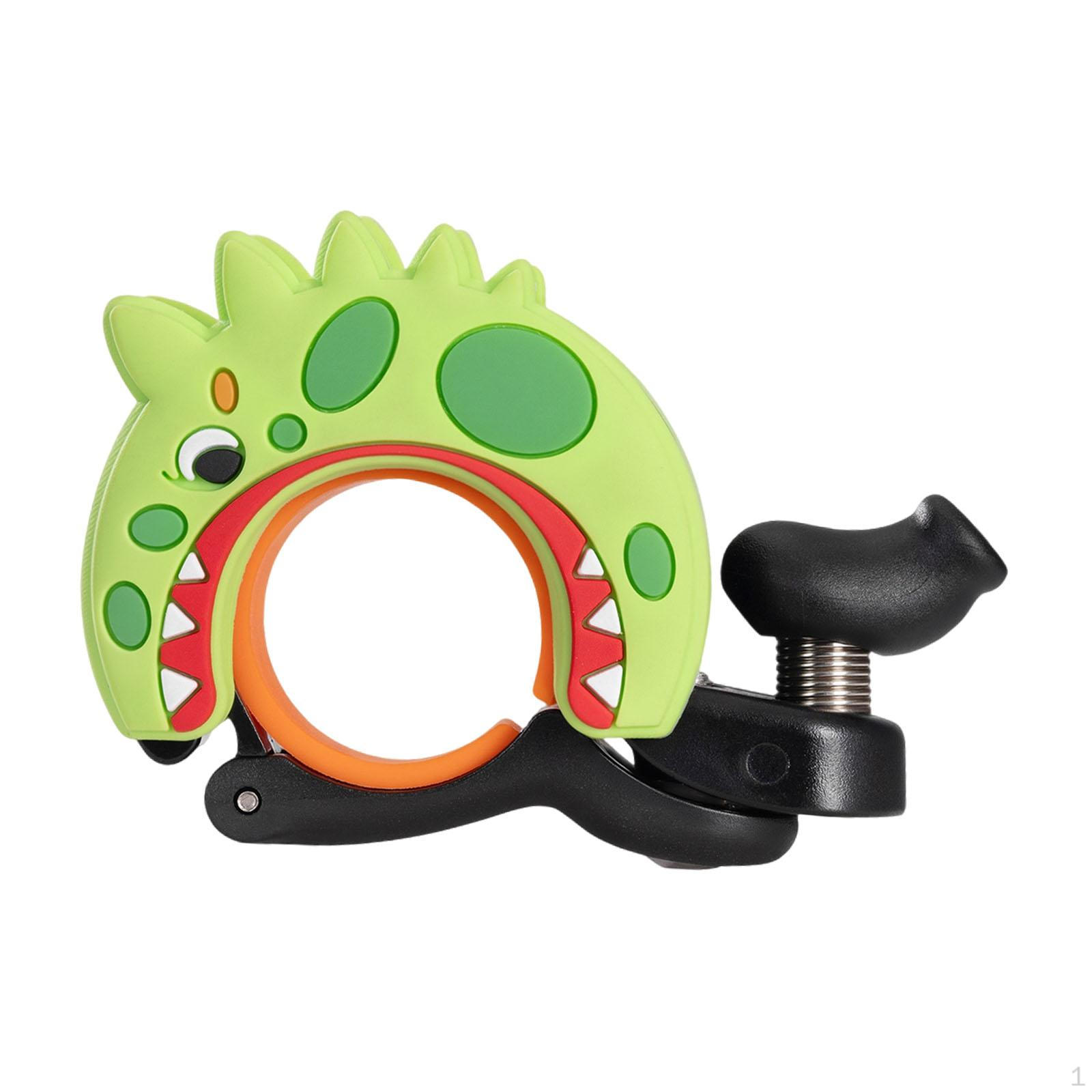 

Bicycle Bell for Kids, Handlebar Accessory Outdoor Riding Dinosaur Shaped