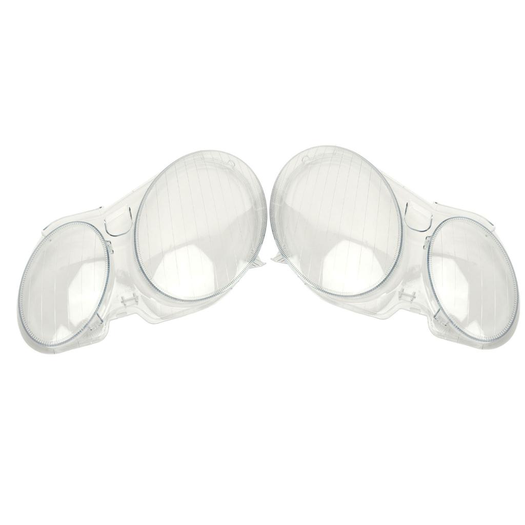 1 Pair Car Headlight Lens Cover Clear Headlight Lens Housing Replacement for Benz E Class W211 E280