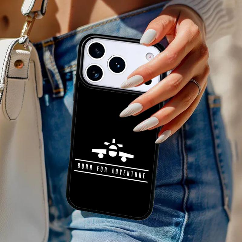 airplane Travel Flying Phone Case For iPhone 17 Air 14 15 13 12 Max Cover For Apple 14 15 16 16e 11 Pro Max Plus Coque