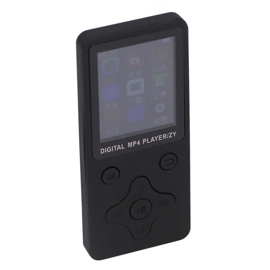 MP3 MP4 Player with Earphones 64GB 1.8 Inch LCD Screen HiFi Lossless Sound 180mAh Bluetooth Music Player for Sports