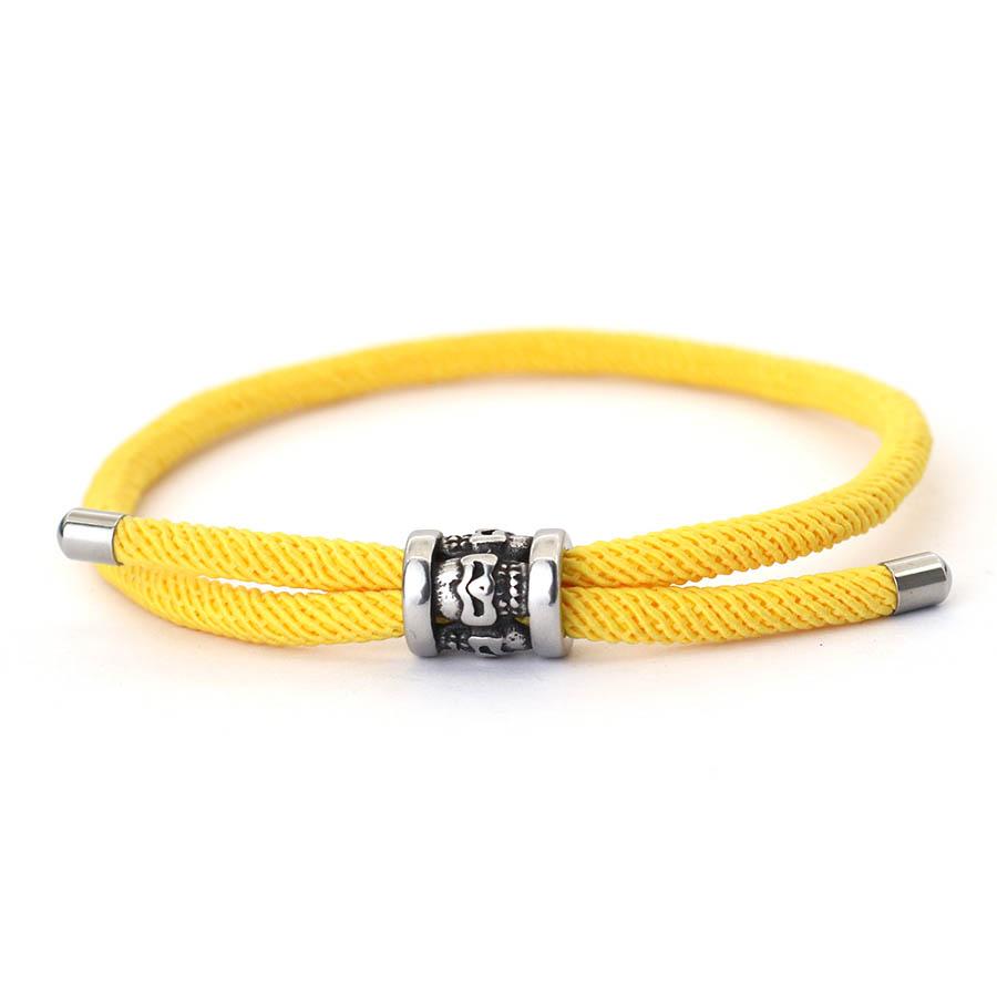 Simple Fashion Stainless Steel Adjustable Hand Rope Silver Color Jewelry Men and Women Hand Jewelry Gift Party Jewelry