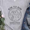 Grand Canyon Rim To Rim Tee: Soft Unisex T-Shirt