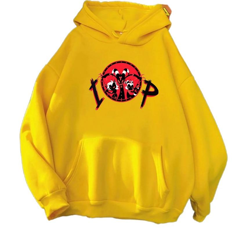 Mikiny Helluva Boss Anime Mikiny IMP Crew Muži Sudadera Komiksy pro dospělé Pulovry Zimní Mikiny Fleece Oblečení Mikiny a mikiny Pánské