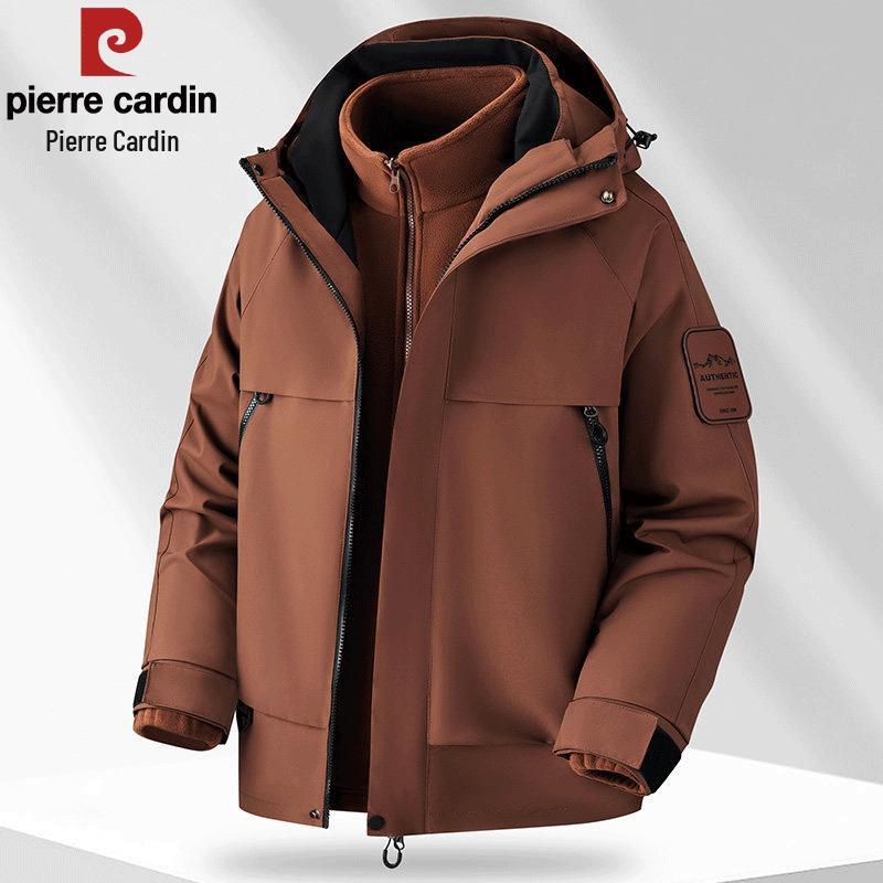 Pierre Cardin Men's 3-in-1 Fleece-Lined Outdoor Jacket