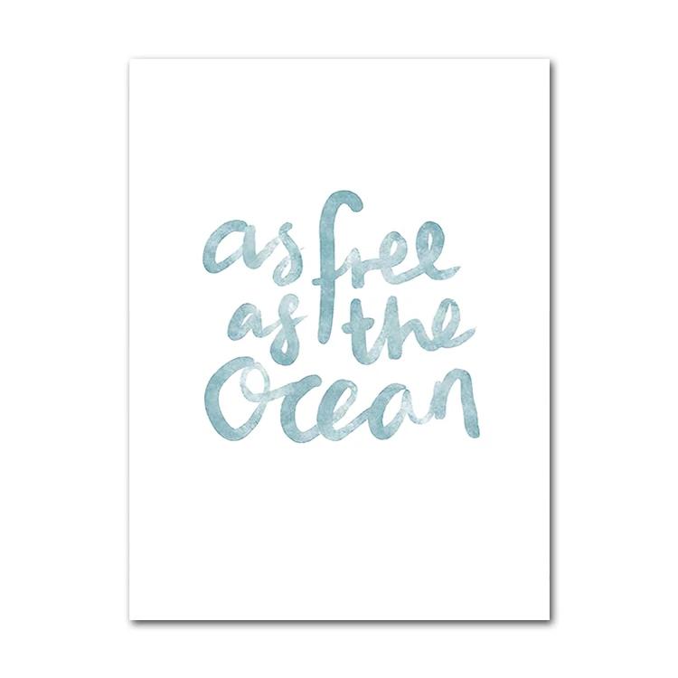 

Морская звезда Чайка Океан Холст Остров Приморский город Пляж Печать Картина Гостиная Картина Домашний декор NordicPoster Морская настенная живопись 21X30cm No Frame