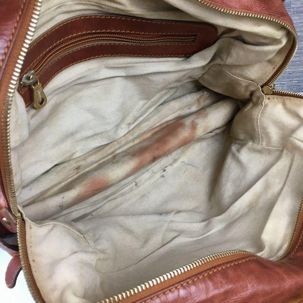 Chlo Made in Italy Leder Mini Boston Handtasche Kamelbraun(GEBRAUCHT)