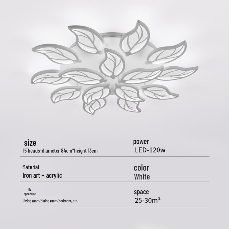 Elegant Modern LED Nordic Ceiling Lamp for Living Room, Bedroom, and Restaurant